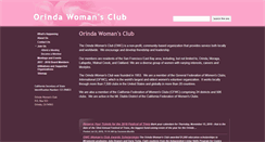 Desktop Screenshot of orindawomansclub.org