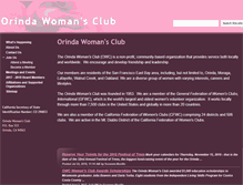 Tablet Screenshot of orindawomansclub.org